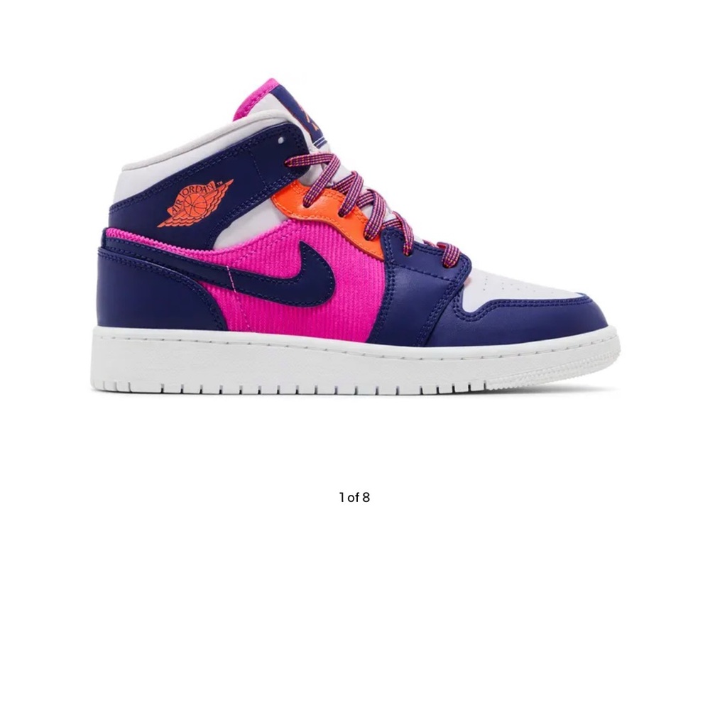 Jordan Kids Sneakers - Purple, Pink, and White